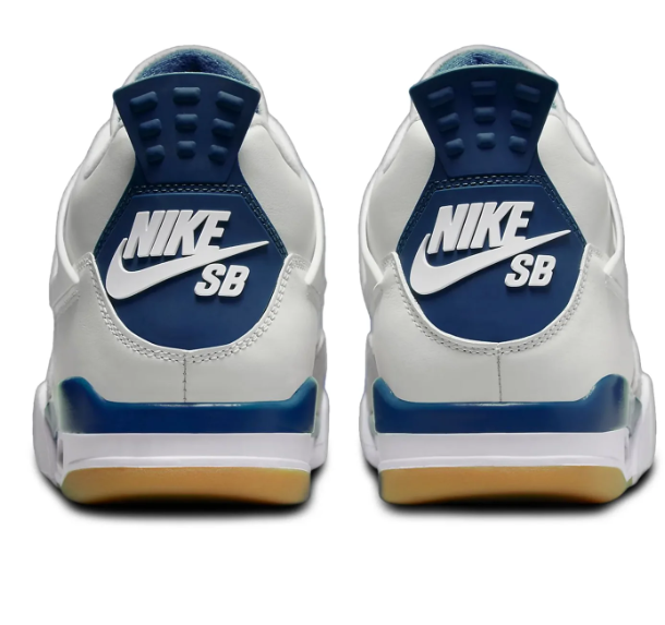 Nike SB x Air Jordan 4 'White Navy' Men's Shoe