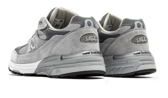 New Balance 993 Men's Made in USA Running Shoes – Black / Grey