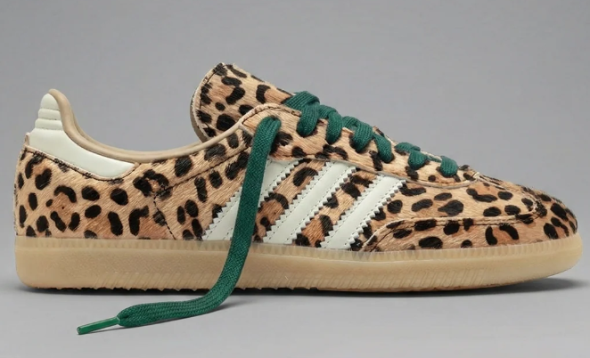 adidas Women’s Samba OG ‘Leopard Magic Beige’ Sneaker (AAKI6674)