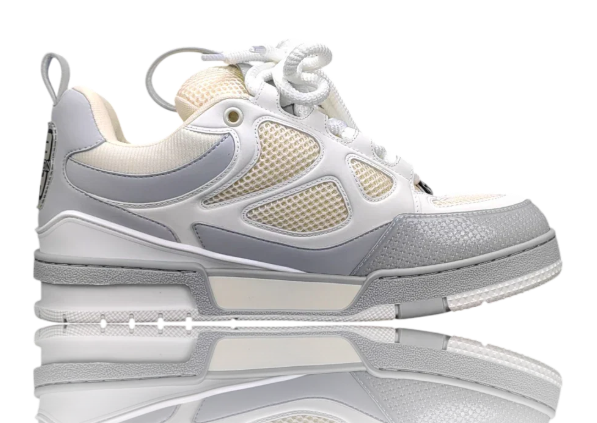 DC Pure Men’s Skate Sneaker – Grey Leather (DC01782027-GYLGWH)
