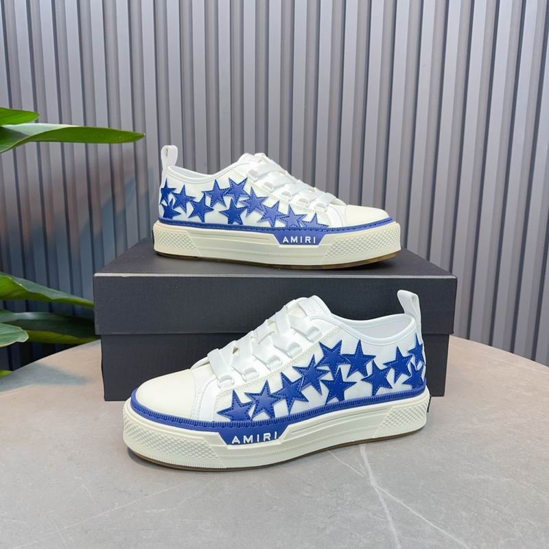 Amiri Stars Court Low | Full-Grain Leather Low-Top | Graphic Star Sneaker