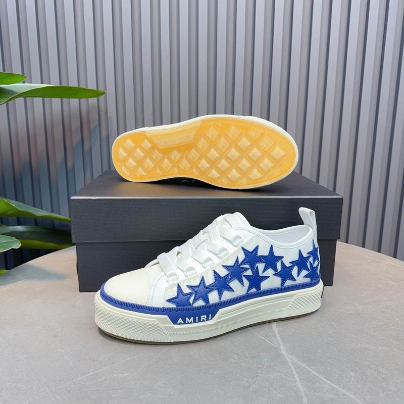 Amiri Stars Court Low | Full-Grain Leather Low-Top | Graphic Star Sneaker