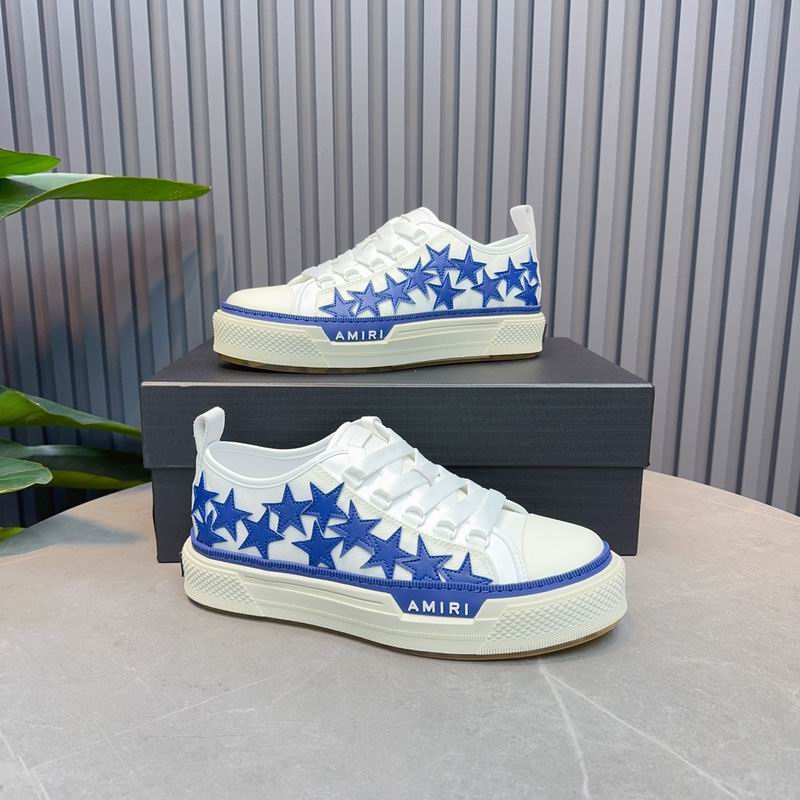 Amiri Stars Court Low | Full-Grain Leather Low-Top | Graphic Star Sneaker
