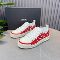 Amiri Stars Court Low | Leather Court Sneaker with Star Motif | AMIRI