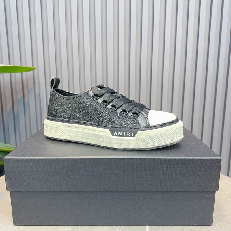 Amiri Stars Court Low | Cowhide Leather Sneaker | Rock-Influenced Luxury