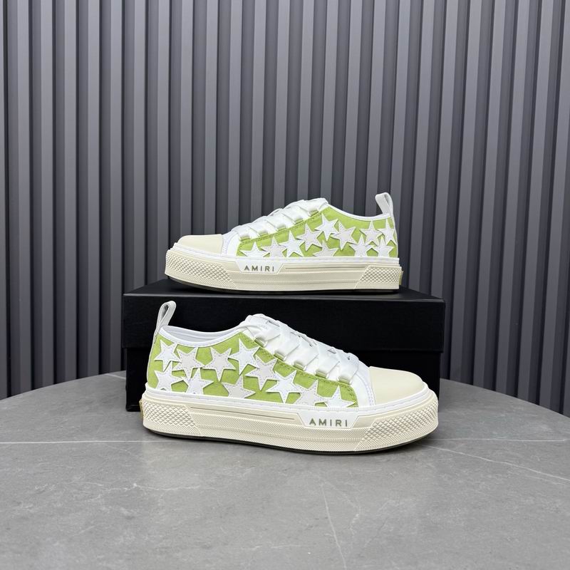 Amiri Stars Court Low Sneakers MNS0621 – Men's Luxury Perforated Leather Kicks