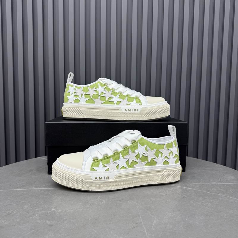 Amiri Stars Court Low Sneakers MNS0621 – Men's Luxury Perforated Leather Kicks