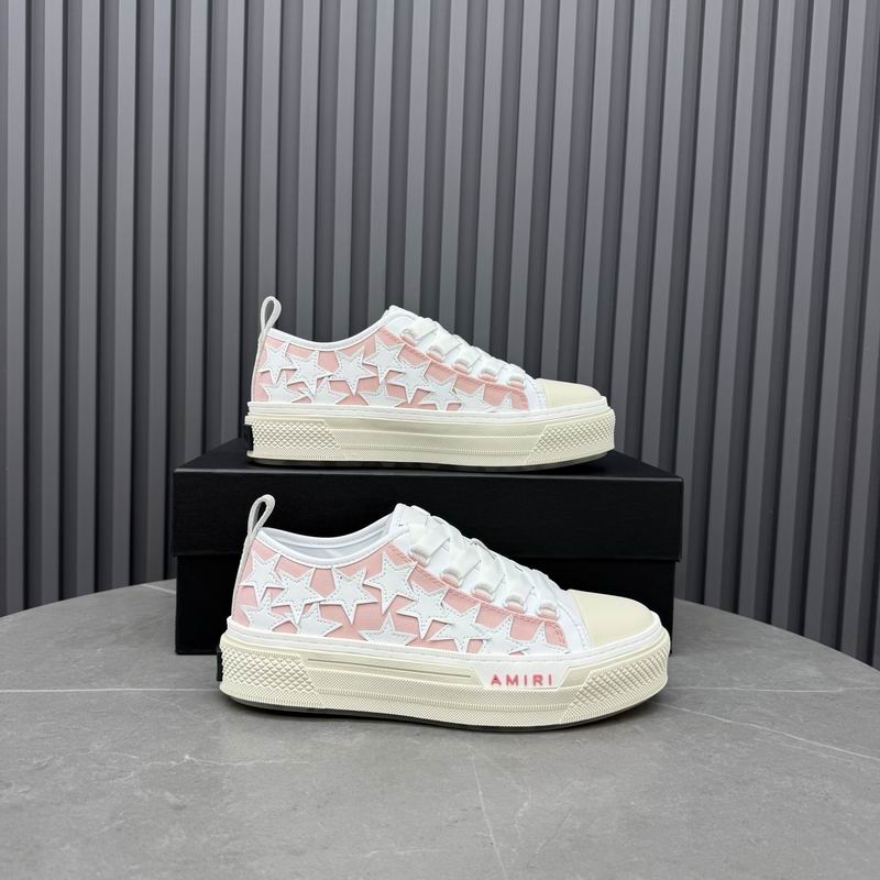Amiri Stars Court Low – Men's Signature Leather Low-Top Sneakers
