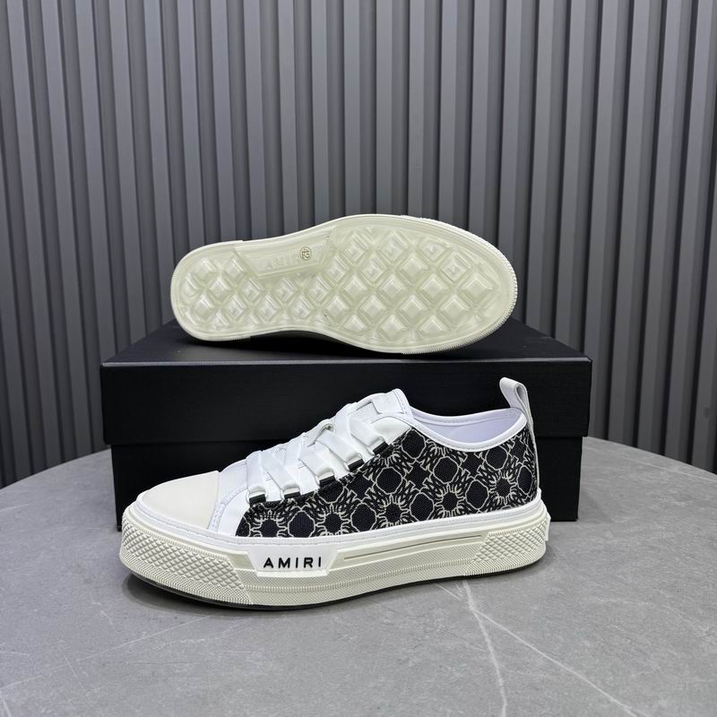 Amiri Stars Court Low Sneakers MNS0634 – Men's Designer Leather Sneakers