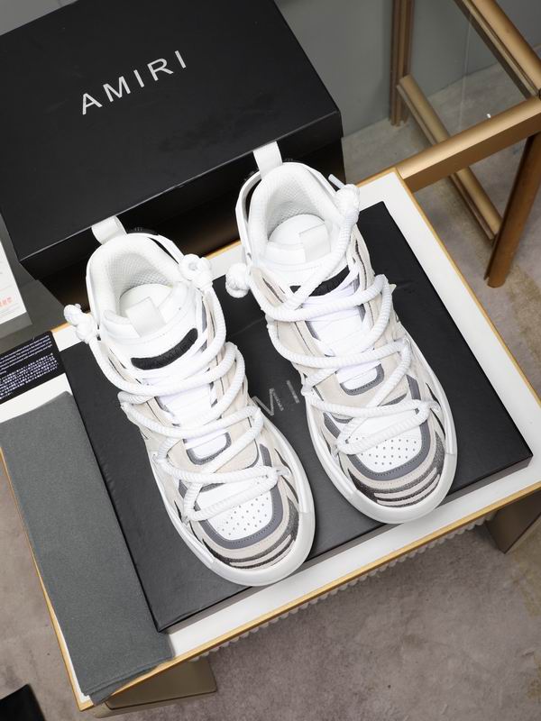 AMIRI Stars Court Low Sneakers — Luxury Leather Low-Top