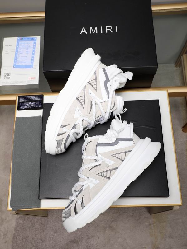 AMIRI Stars Court Low Sneakers — Luxury Leather Low-Top