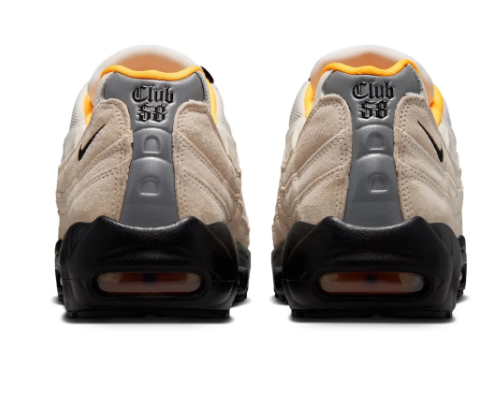 Nike SB Air Max 95 'Club 58' Men's Shoe – Sail / Black / Laser Orange
