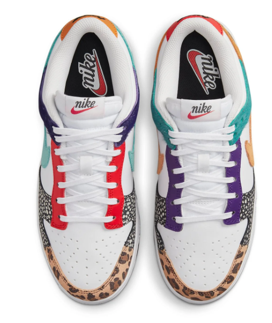 Nike Women’s Dunk Low SE ‘Safari Mix’ Sneaker (DN3866-100)