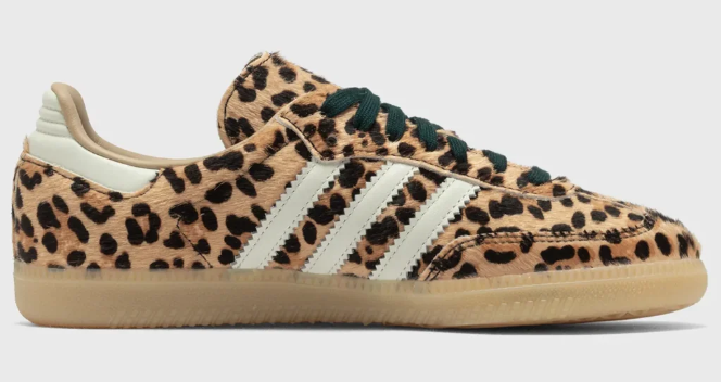 adidas Women’s Samba OG ‘Leopard Magic Beige’ Sneaker (AAKI6674)