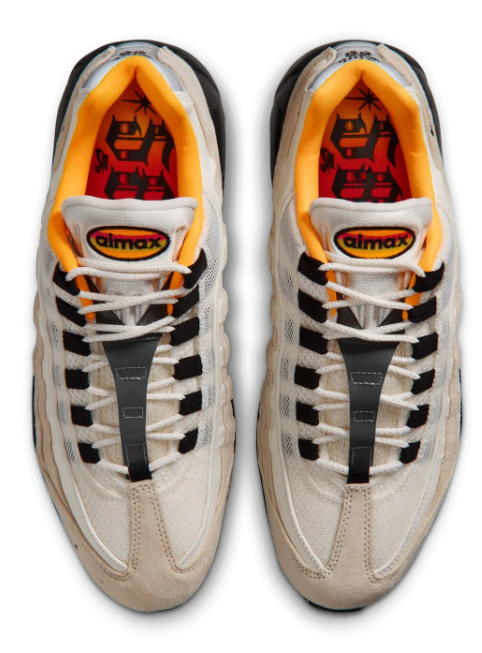 Nike SB Air Max 95 'Club 58' Men's Shoe – Sail / Black / Laser Orange