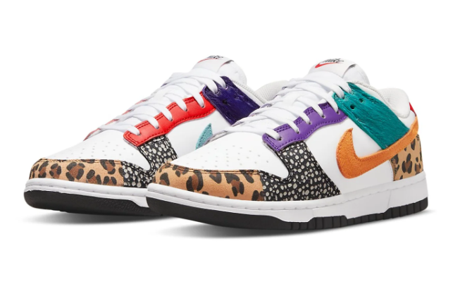 Nike Women’s Dunk Low SE ‘Safari Mix’ Sneaker (DN3866-100)